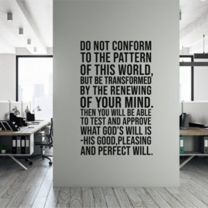 Romans 12:2 @CouleurMenthe