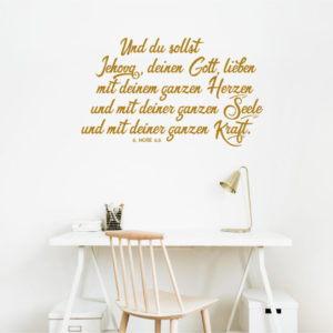 5 Mose 6:5 @CouleurMenthe