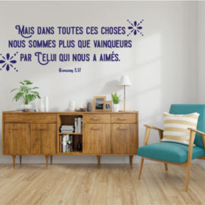 Romain 8:37 "fleur" @CouleurMenthe