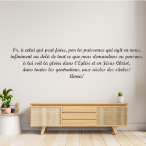 Ephésien 3.20-21 @CouleurMenthe