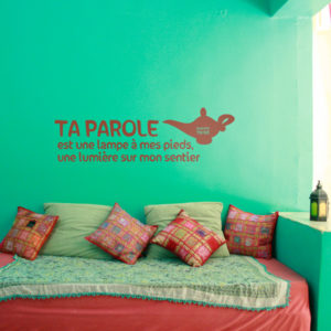 Ta parole Psaume 119:105 horizontal @CouleurMenthe