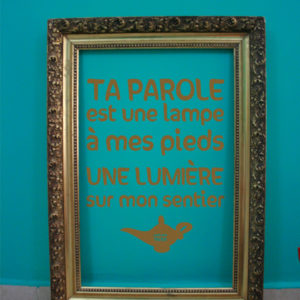 Ta parole psaume 119:105 Vertical @CouleurMenthe