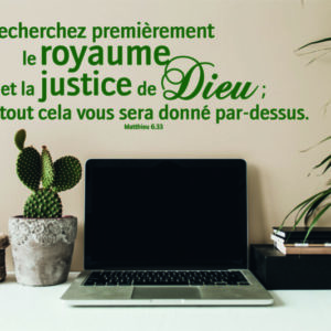 Matthieu 6.33 @CouleurMenthe