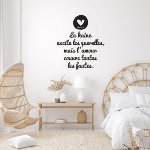 Proverbe 10.12 Vertical @CouleurMenthe