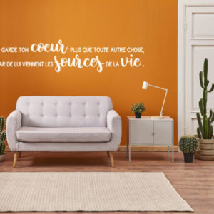 Proverbe 4.23 @CouleurMenthe