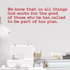 Romans 8:28 @CouleurMenthe
